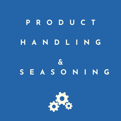 Blå Product handling & seasoning